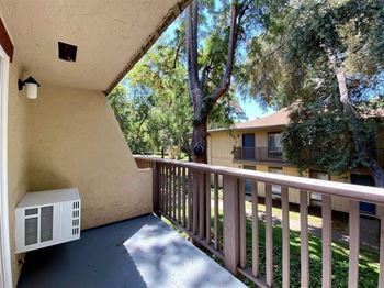 Spacious balcony